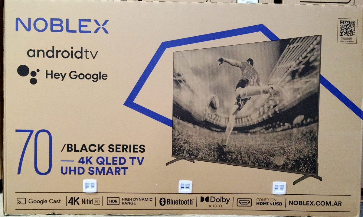 Smart QLED 4K NOBLEX 70" Android TV DB70X9500